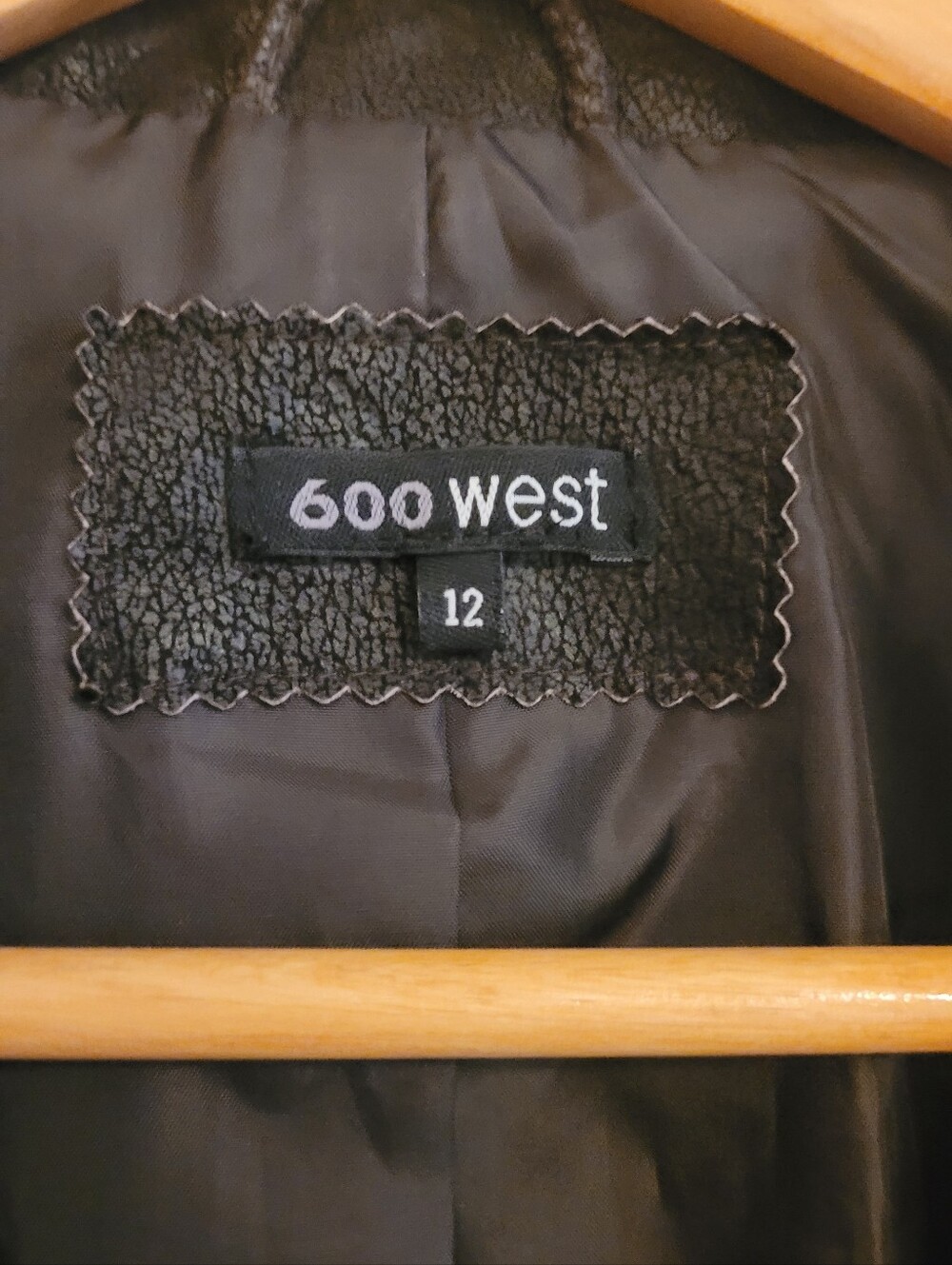 600 West Women's Brown Leather Jacket